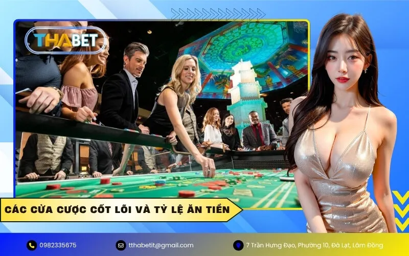 Các cửa cược cốt lõi và tỷ lệ ăn tiền