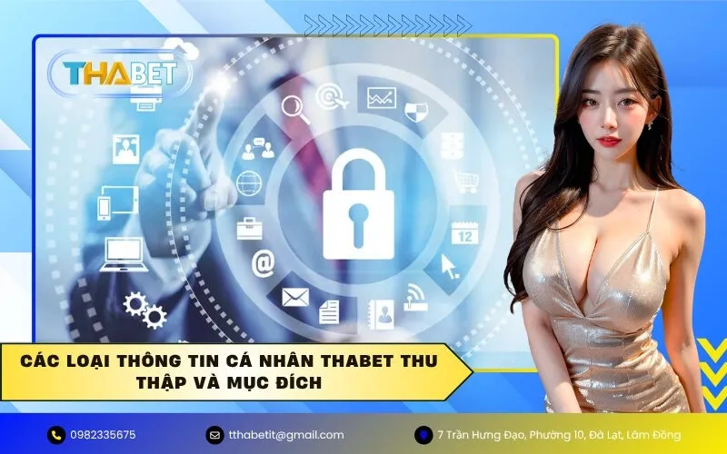 Các loại thông tin cá nhân THABET thu thập và mục đích