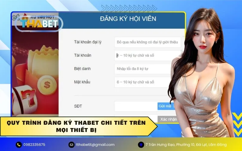 Quy trình đăng ký Thabet chi tiết trên mọi thiết bị