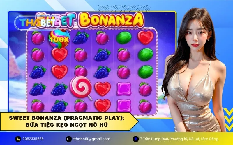 Sweet Bonanza (Pragmatic Play): Bữa Tiệc Kẹo Ngọt Nổ Hũ