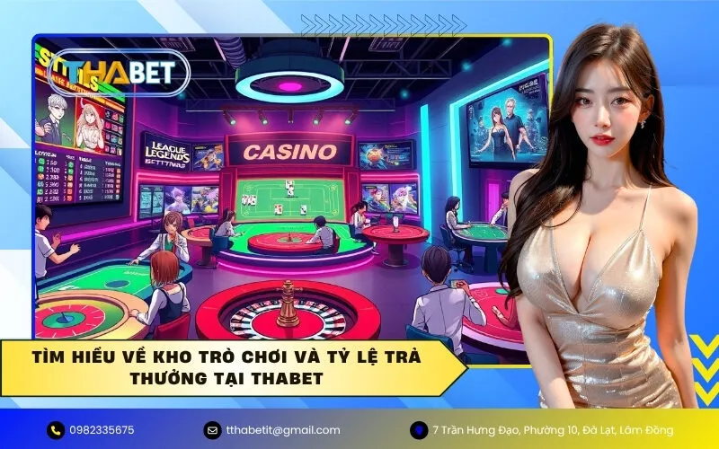 Tìm hiểu về kho trò chơi và tỷ lệ trả thưởng tại Thabet